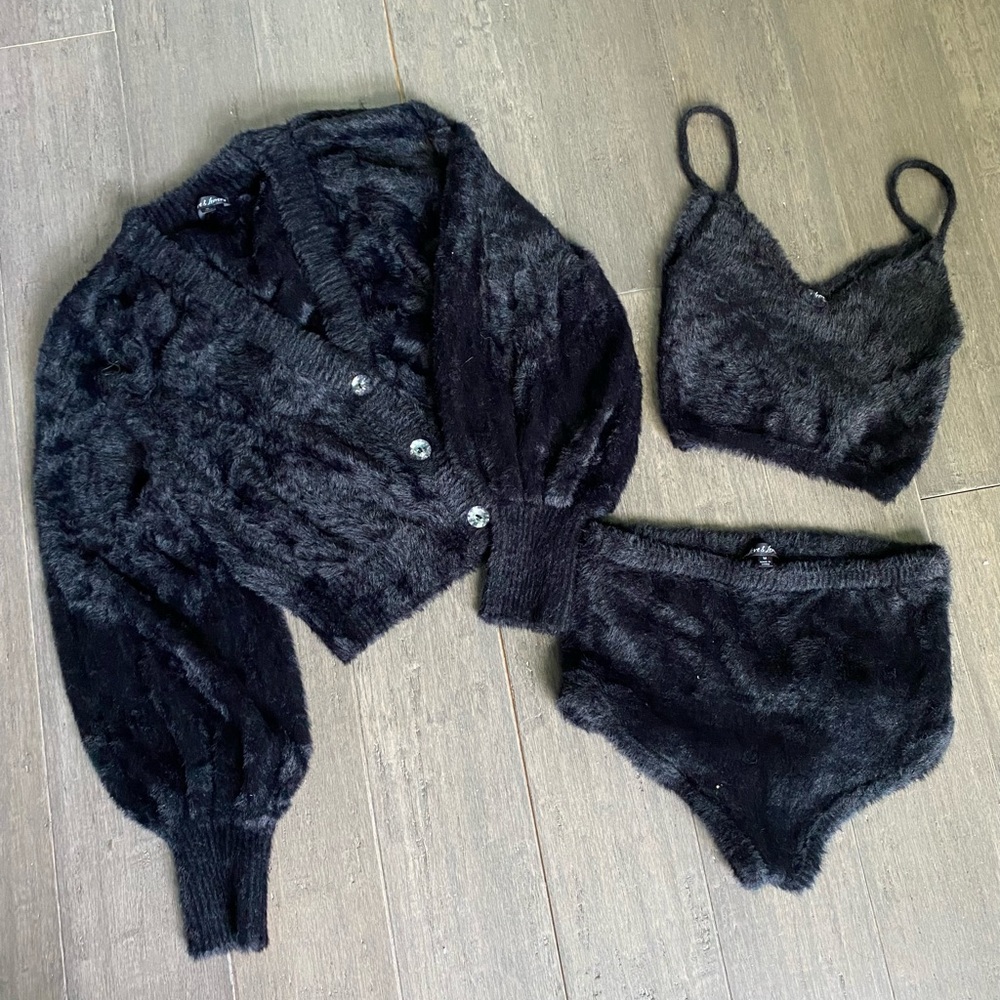 For Love & Lemons Black Set
